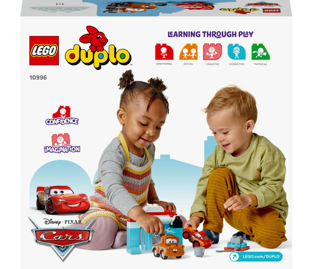 LEGO DUPLO Disney 10996 Zygzak McQueen i Złomek – myjnia - 1091264 - zdjęcie 7